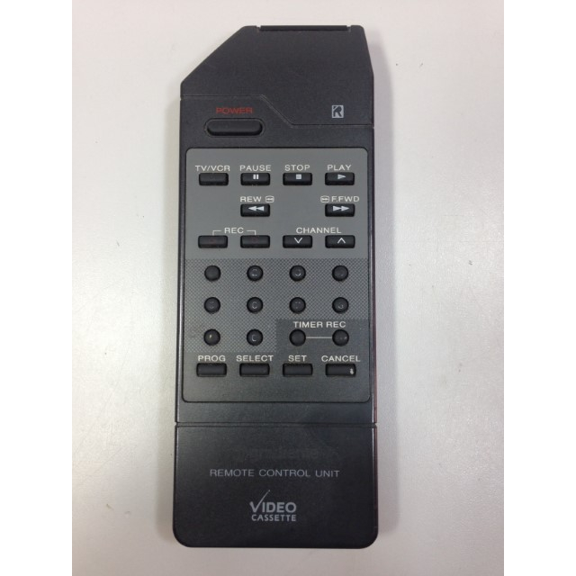Controle Remoto Gradiente Gv-25 Original Vídeo Cassete G3 Ok ok
