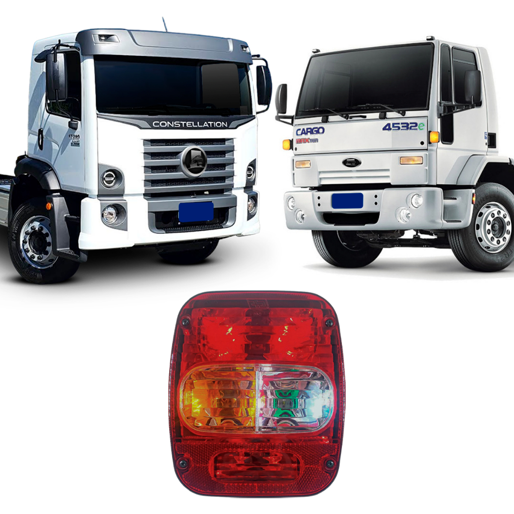 LANTERNA TRASEIRA PARA CAMINHÃO VOLKS FORD CARGO TROLLER MARMITÃO MODERNA em Oferta na Shopee