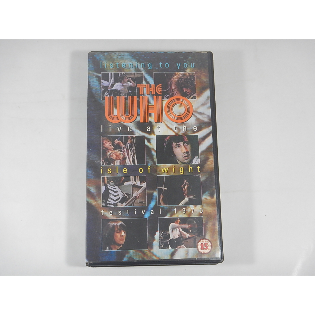 The Who - Live At The Liste Of Wight Festival 1970 - Vhs