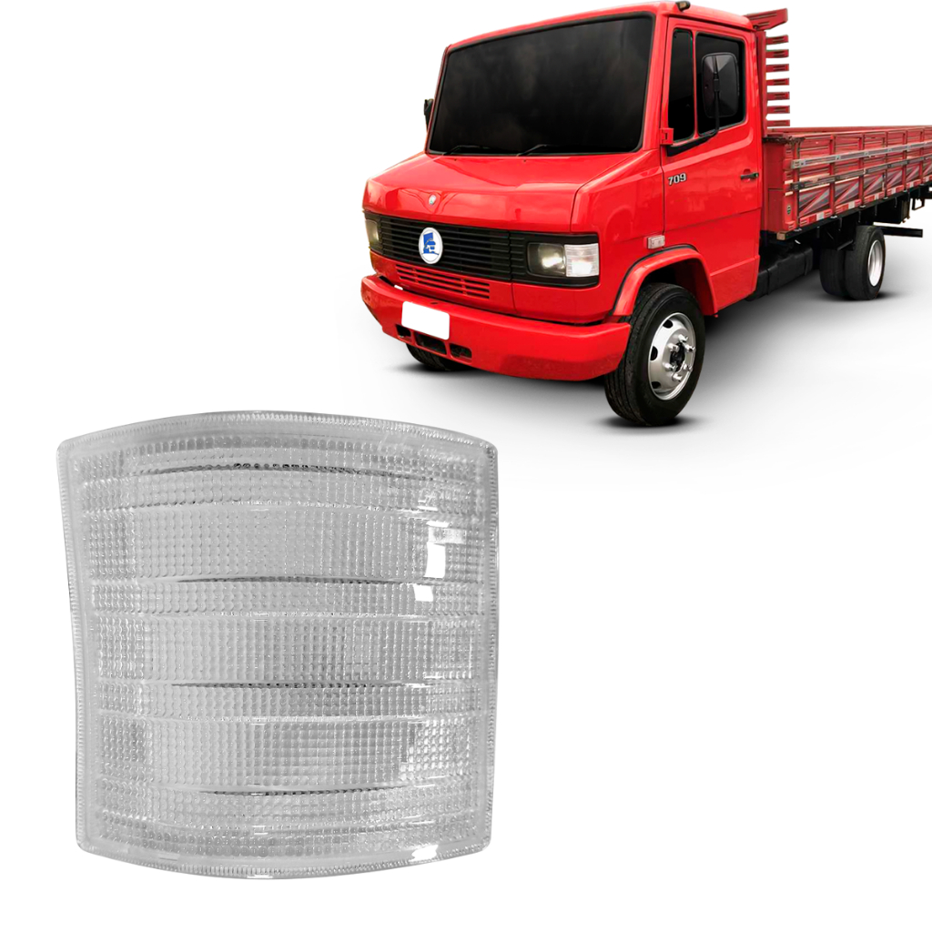 LANTERNA SETA PISCA CAMINHÃO MB 709 710 712 912 914 CRISTAL DE 2003 ATÉ 2012
