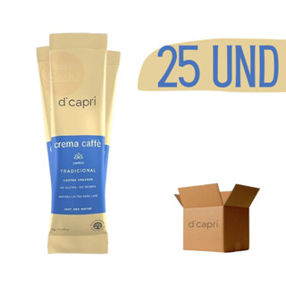 Leite em Pó em Sachê Stick Crema Caffe Di Capri Dose Individual Unitario - 25 saches