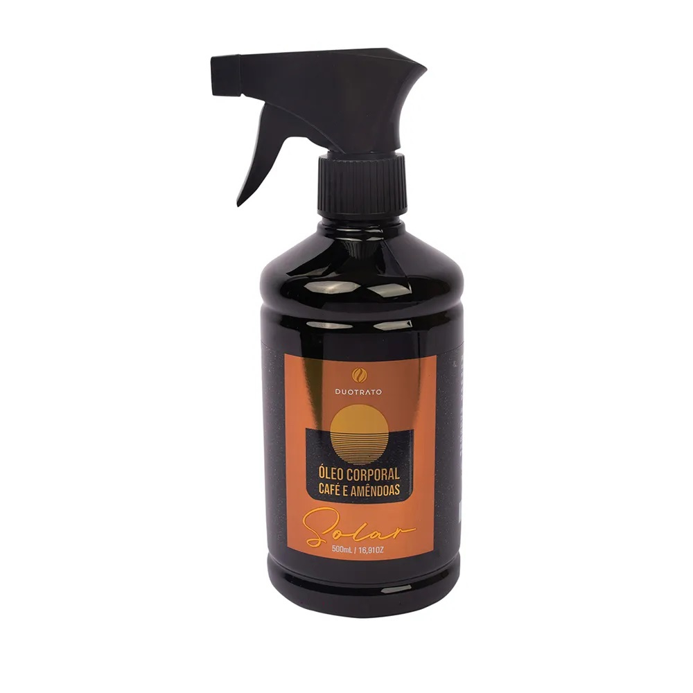 ÓLEO BRONZEADOR CAFÉ COM AMÊNDOAS DUOTRATO 500ML em Oferta na Shopee
