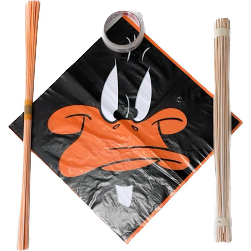 pipa raia flechinha estampado 38x38 kit fassa vc msm 100 unidades estampado