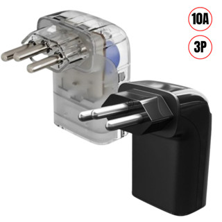 Dps Clamper Pocket FIT 3 Pinos 10A transparente e preto - Proteção Surtos