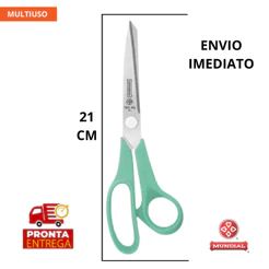 Tesoura Mundial Fantasy para Uso Geral - 21cm - 8 Polegadas
