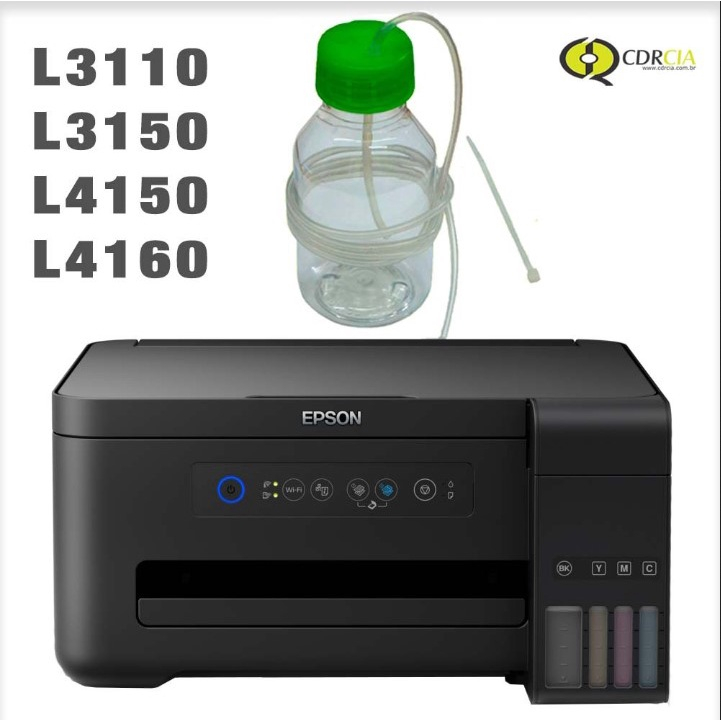 Dispenser ou dreno Para Impressora Epson: L3110, L3150, L4150, L4160, L110, L210, L355, L365, L555, L800, L805, Xp201