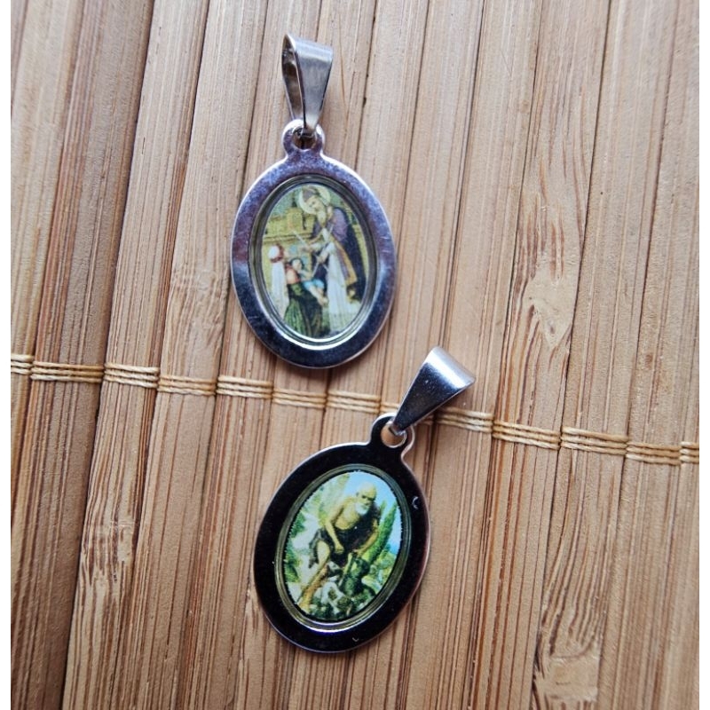 Medalhas São Braz, São Lázaro, São Brás em inox
