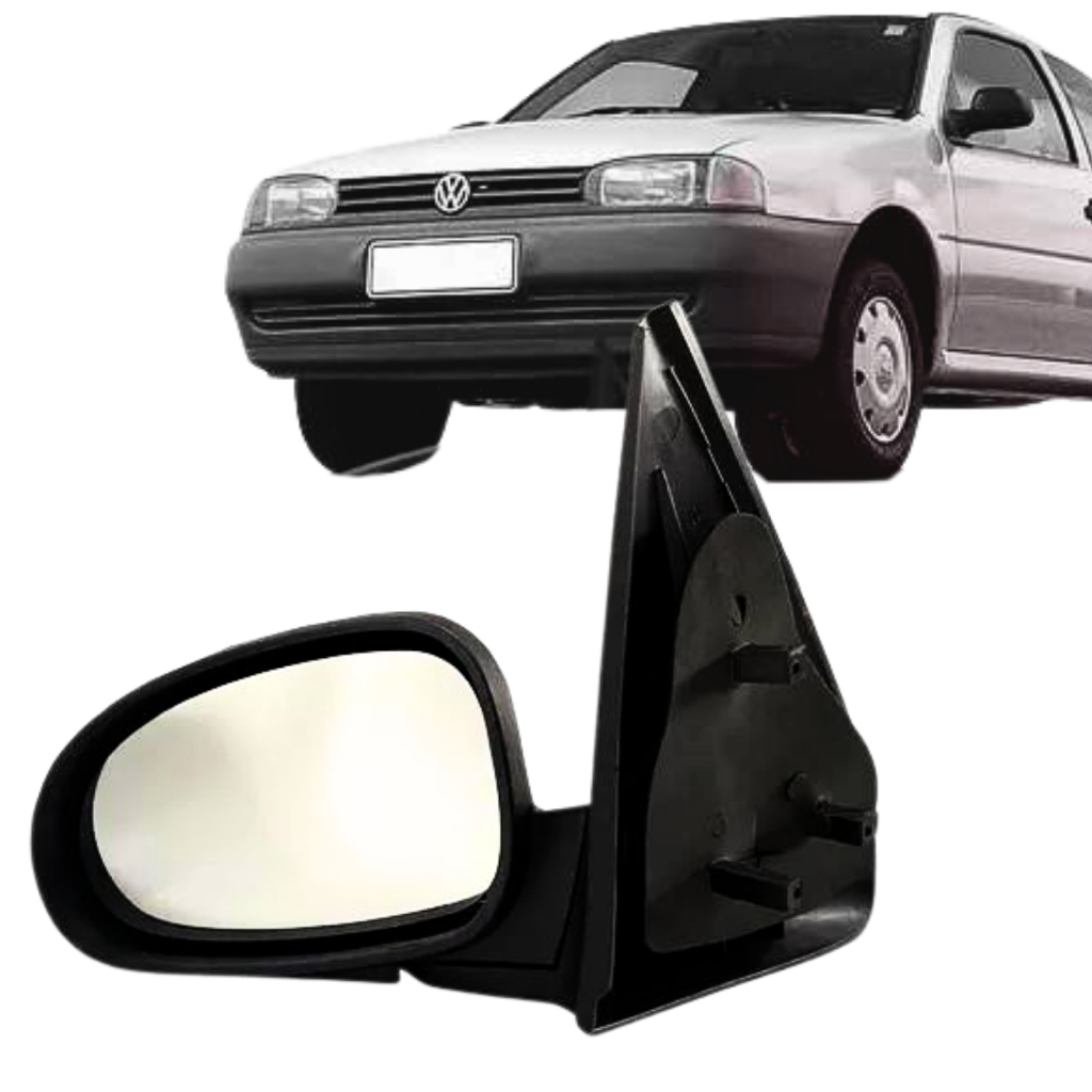 Retrovisor esquerdo Gol G2 Bola Parati 2 portas 1995 1996 1997 1998 1999 sem Controle