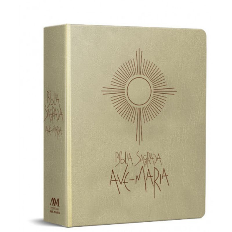Bíblia Sagrada - Capa Eucaristia - Ave Maria