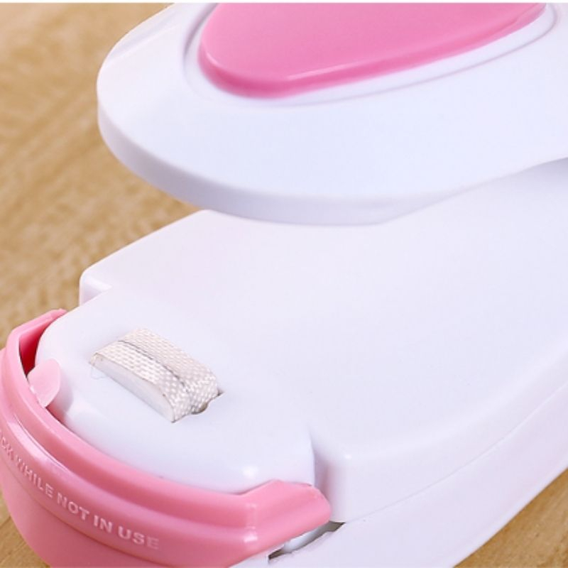 5 Unidades Mini Máquina Seladora A Pilha Colorida Com Imã De Geladeira Para Cozinha - Envio Já