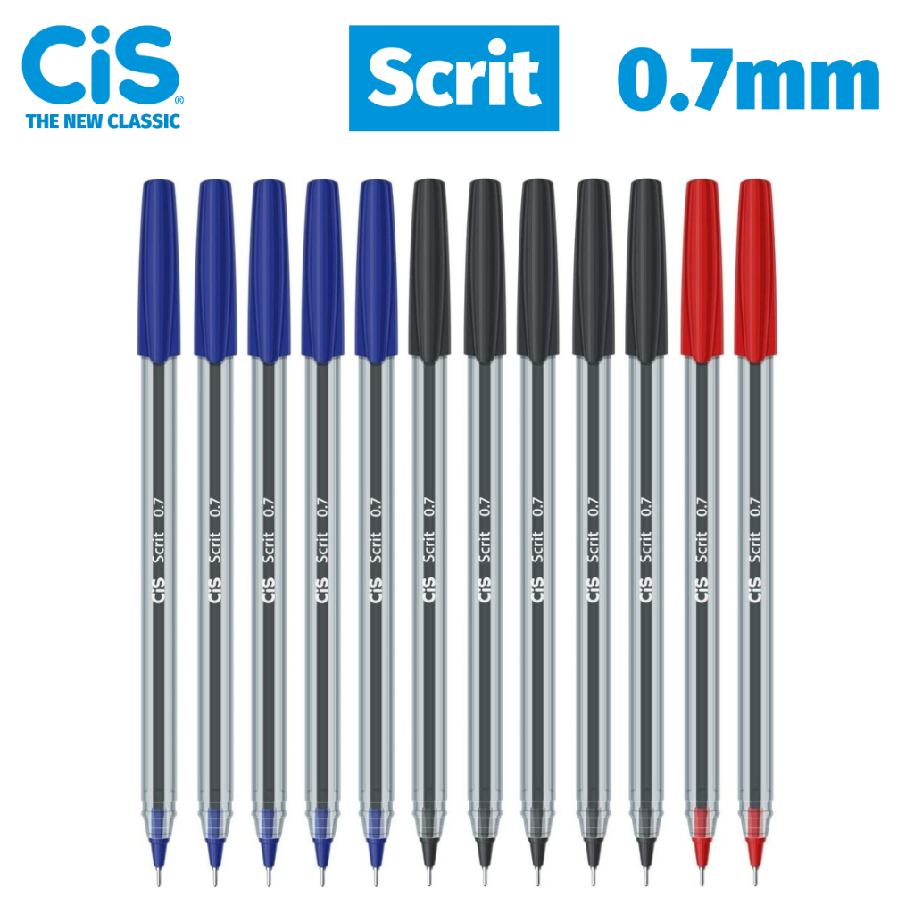 Kit Caneta Cis Scrit Ponta Agulha 0.7mm