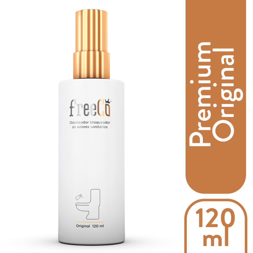 Bloqueador De Odores Sanitários - Freecô Premium Branco 120ml - Home & Living