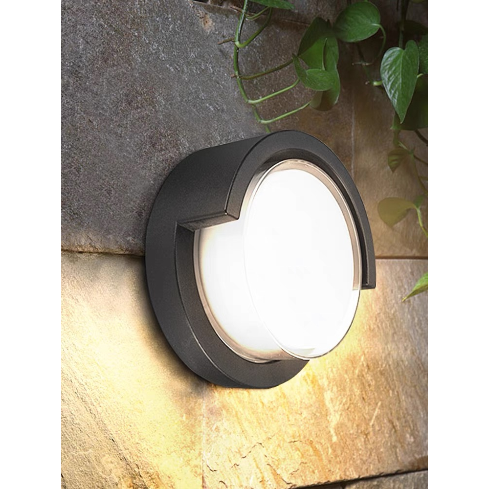 Arandela Externa Banheiro Luminária de parede Mini Iglu Opus Aquashield 5W Solar 3000K IP65 Polycarb em Oferta na Shopee