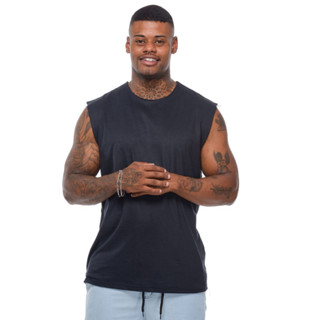 Camiseta Machão Regata Longline Masculina Treino Academia Fitness