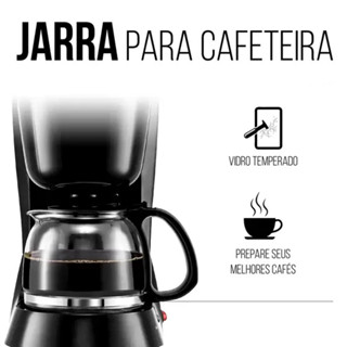 Jarra Para Cafeteira Britânia LIQUIDAÇÃO BCF36i / CP28 / CP30 / CP36 / CP15 / NCF14B / CB14