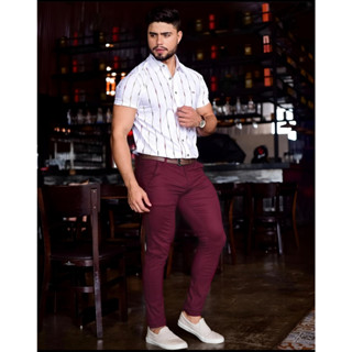 Calça Masculina ALFAIATARIA Sport Fino Skinny Slim Sarja Brim