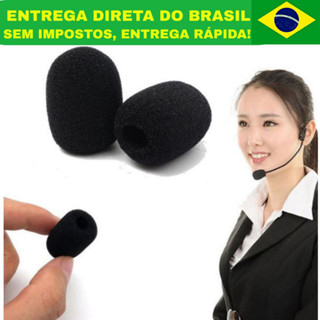 Espuma para Microfone Headset, lapela 3CM