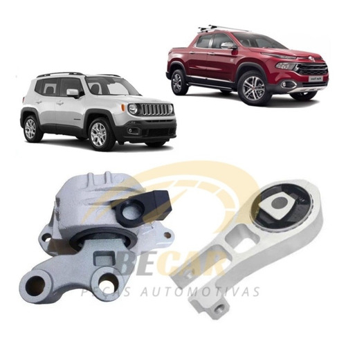 Kit Coxim Do Motor E Cambio Jeep Renegade E Fiat Toro 1.8