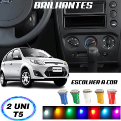 Lâmpada T5 Pinguinho Comando De Ar Ford Fiesta Rocam 2 Peças