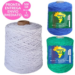 Barbantes Para Crochê ou Tricô 500Gr ou 1Kg Nº 6 ou 8 Fabricação Própria / Tapetes e Artesanatos / Linha Muito Macia / Não Mancha e Não Desbota
