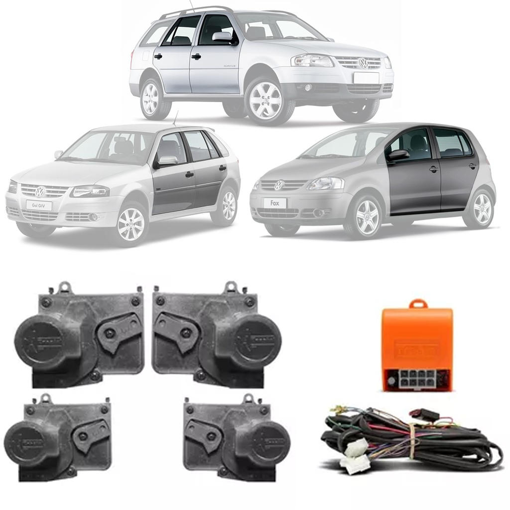 Trava Elétrica Tragial Volkswagen Gol Parati Fox 4 Portas Tecmisa em Oferta na Shopee