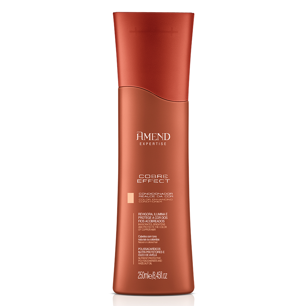 Amend Condicionador Expertise Realce da Cor Cobre Effect 250ml em Oferta na Shopee