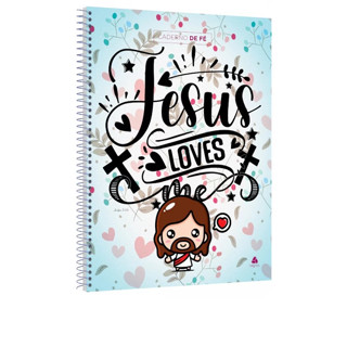 Caderno de Fé | João 3:16 | Capa Dura Espiral