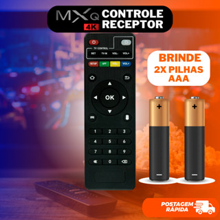 Controle Remoto Para TV BOX Universal MXQ TX9 X96 M96X T95X V88 R69 H96 Pro Box QQ Plus TX2 TX3 com Pilhas