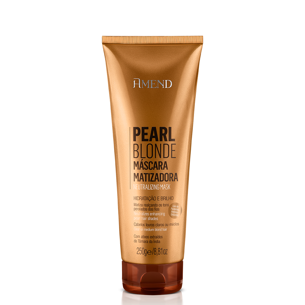 Amend Máscara Matizadora Pearl Blonde 250g - Beauty