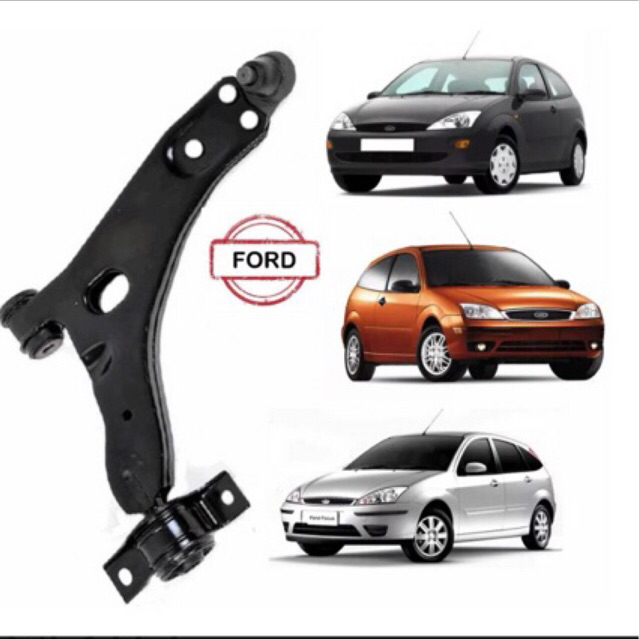 bandeja Ford focus com buchas e pivô completa lado direito ano 2000 a 2008