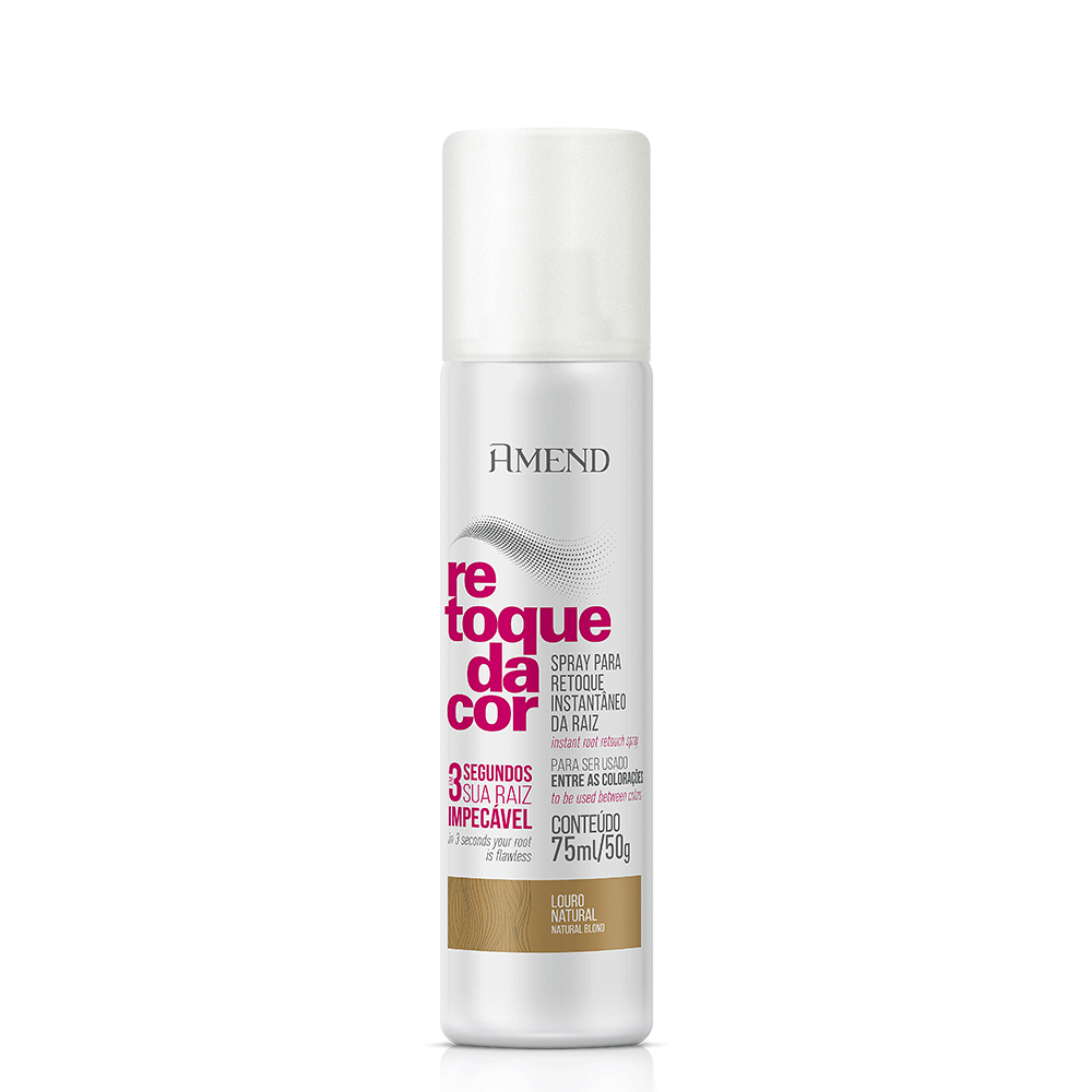 Amend Spray Retoque da Cor Louro Natural 75ml - Beauty