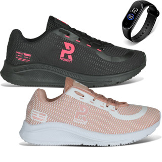 Kit 2 Tênis Feminino Prospect Speed Caminhada Academia Corrida Leve + Relógio