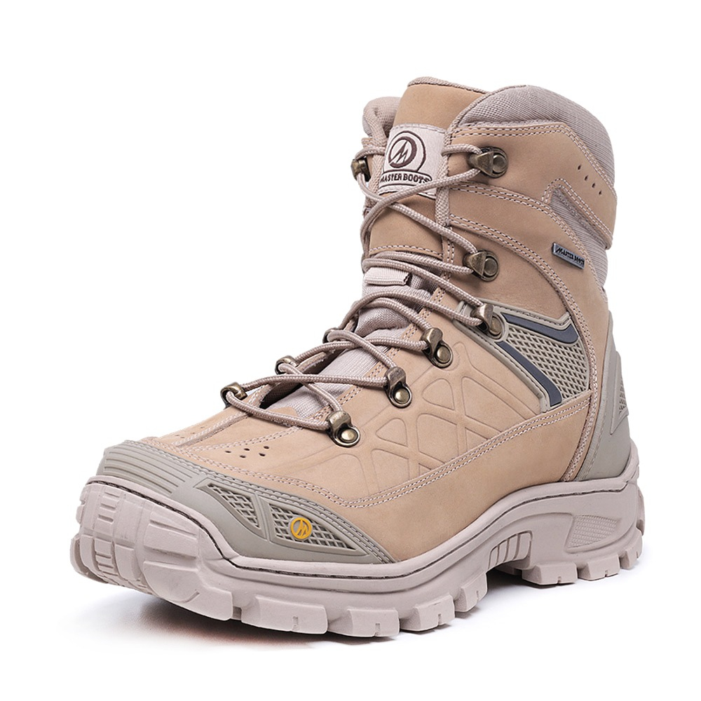 Coturno masculino em couro legitimo palmilha em gel em Oferta na Shopee