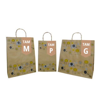 Sacola de Papel Kraft Temática Dia das Crianças ( INFANTIL ) - 50 unidades em Oferta na Shopee