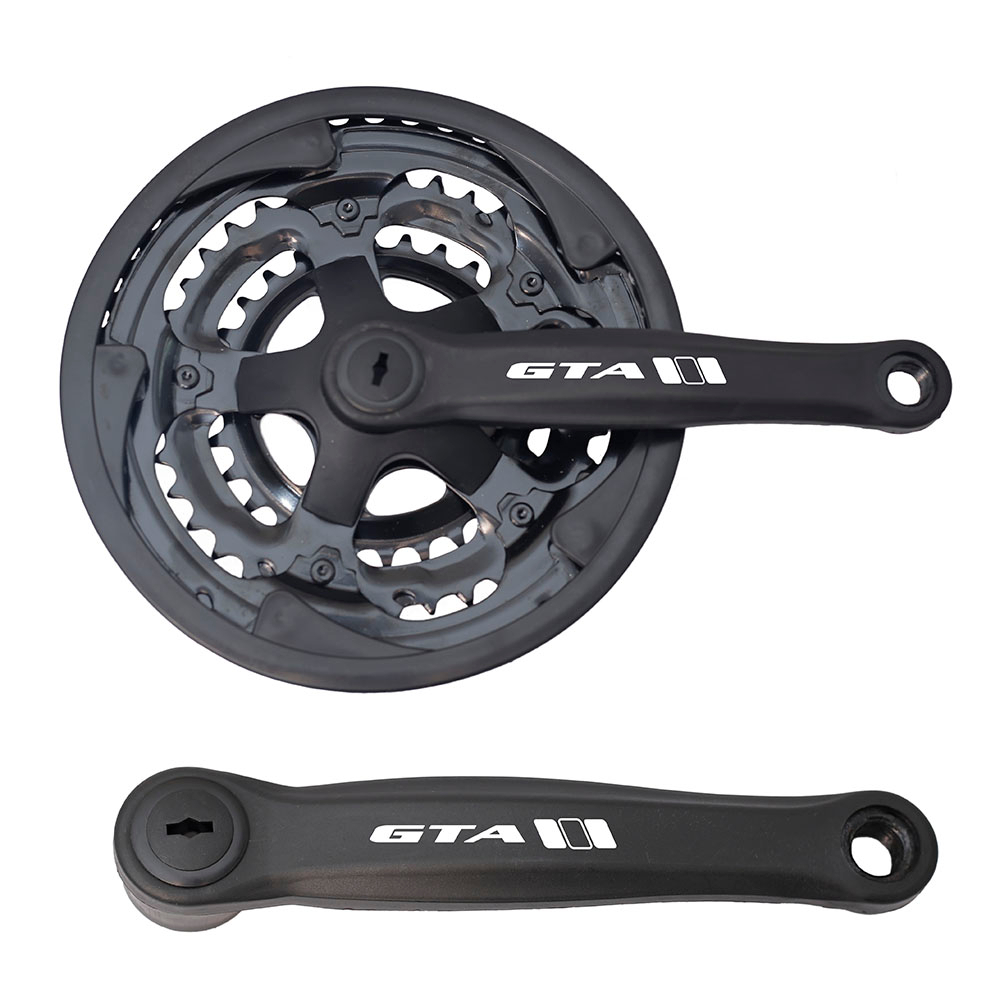 Pedivela Reduzido Coroa Aço Reforçado Tripla GTA 42D Bicicleta Bike Aro 24 26 29 Mtb
