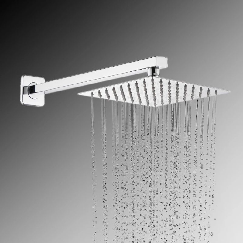 Ducha chuveiro inox quadrado 20X20 cm em Oferta na Shopee