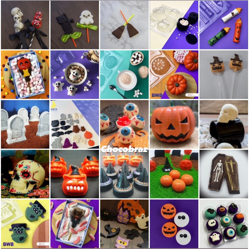FORMA BWB HALLOWEEN SIMPLES OU ESPECIAL 30 MODELOS A ESCOLHA em Oferta na Shopee