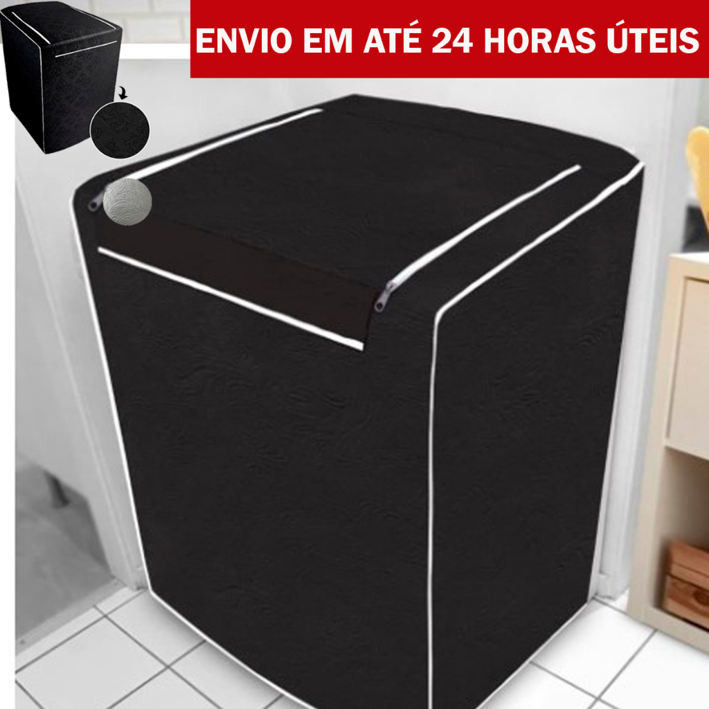 Capa Para Maquina De Lavar Eletrolux Brastemp 12kg 13kg 15kg 16kg