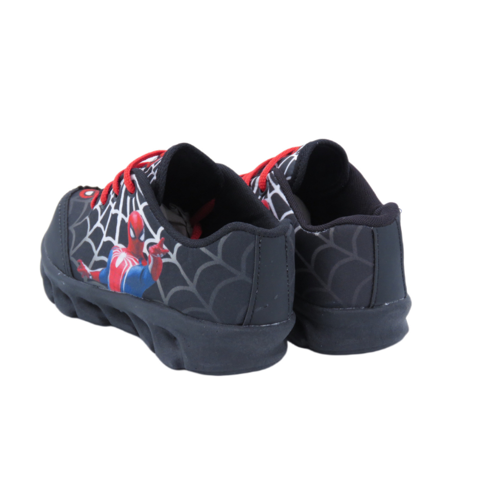 Kit tenis de LED Aranha masculino mais chinelo mais relogio — imagem 2 de 2