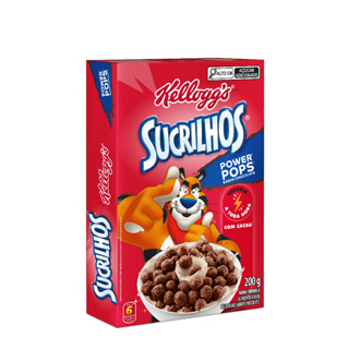 Cereal Sucrilhos® Power Pops sabor Chocolate Kellogg's® 200g em Oferta na Shopee