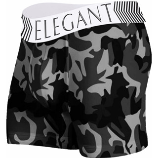 Kit 10 Cuecas Boxer Masculino Microfibra Estampadas e Lisas Elegant