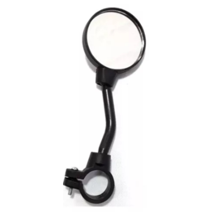 Retrovisor Redondo 74mm Haste Curta P/ Bike Urbana Speed Mtb Espelho para Bicicleta Mountain Bike