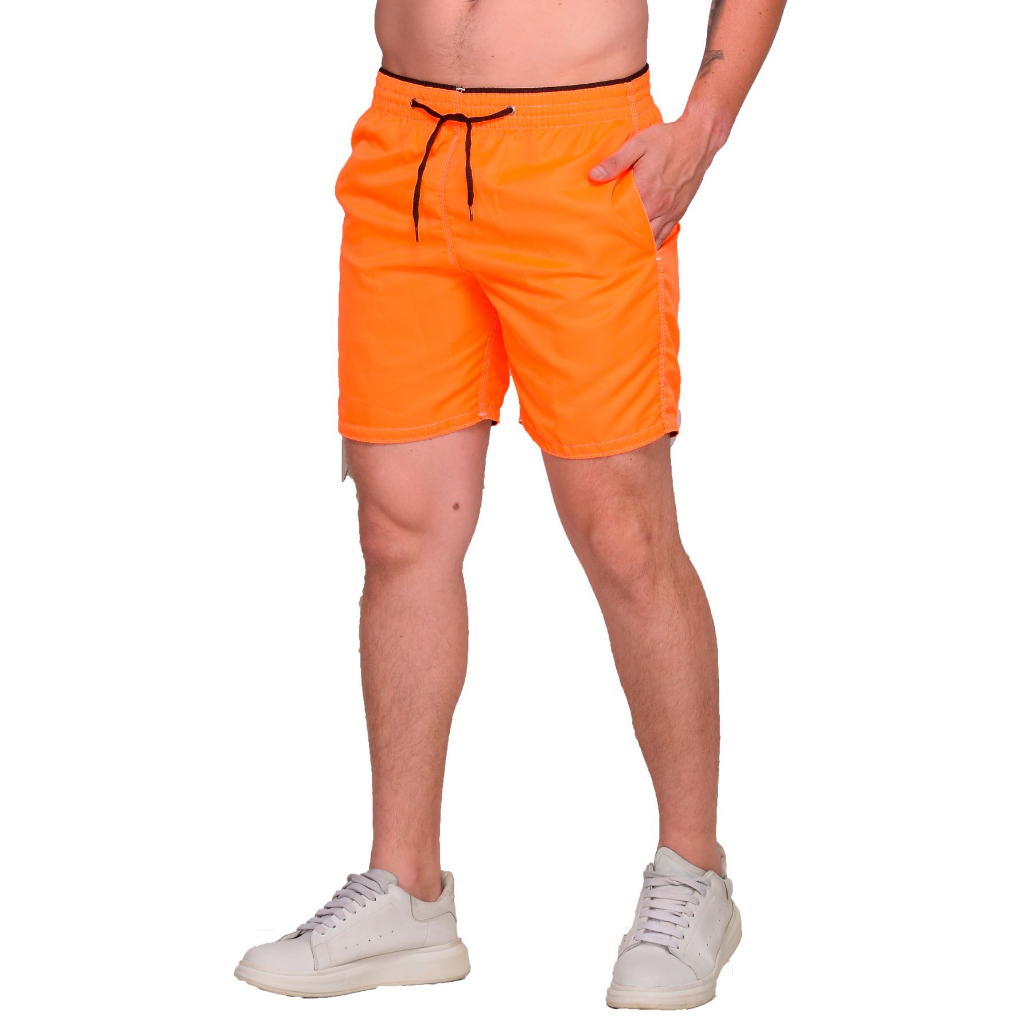 Kit 3 Bermudas Tactel Infantil Juvenil Menino Verão Com Bolso e Cordão 8 e 10 Anos