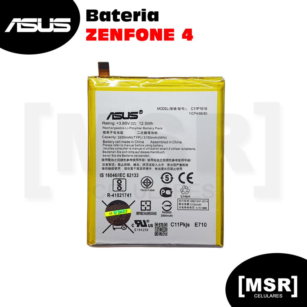 Bateria celular ASUS modelo ZENFONE 4