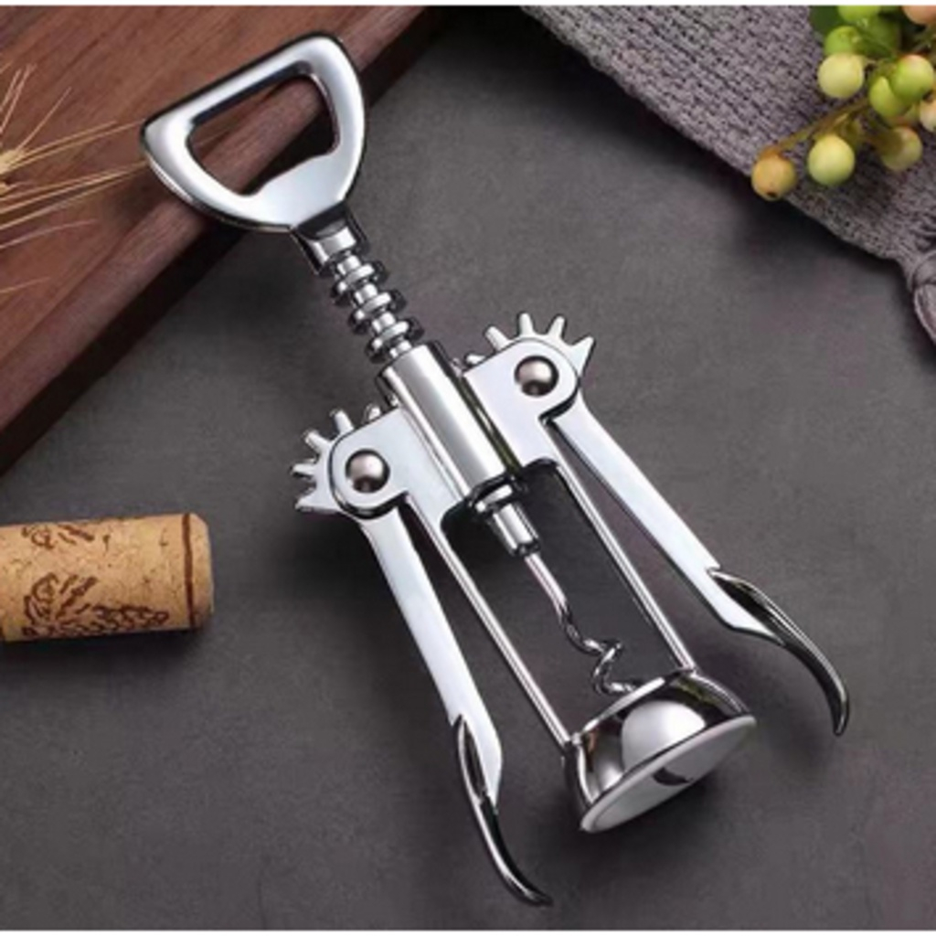 Abridor De Garrafas Saca Rolha Rolhas E Garrafa Mendonza Forte de metal Multiuso 16,5CM em Oferta na Shopee