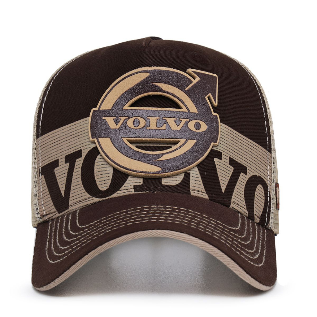 Boné Trucker Volvo Masculino Telinha Aba Curvada Ajustável em Oferta na Shopee