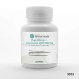 Pqq 20mg Coenzima Q10 100mg Grau Farmacêutico 30 Cápsulas Sublingual