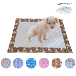 Tapete Higiênico Lavável Para Caes Gatos Filhotes e Adultos Super Absorção Antivazamento Impermeavel