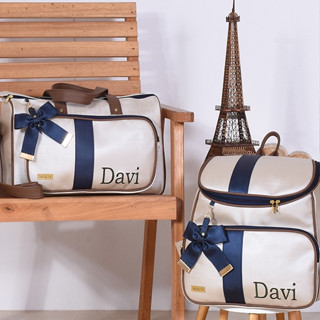 Kit Bolsa Maternidade Personalizado - 02 Peças em Oferta na Shopee
