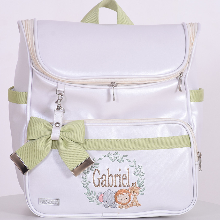 Mini Mochila Maternidade Safári Arabesco - 01 Peça